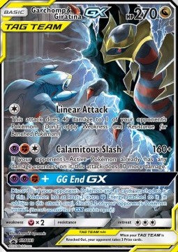 SM 193 Garchomp & Giratina GX - SM Black Star Promos