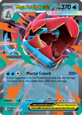 043 Mega Feraligatr ex - Ascended Heros