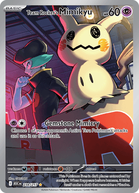 238 Team Rocket's Mimikyu - Ascended Heros