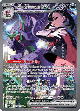 287 Marnie's Grimmsnarl ex - Ascended Heros