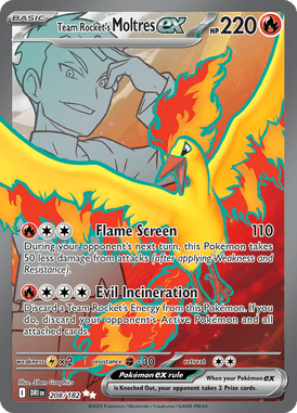 208 Team Rocket's Moltres ex - Destined Rivals