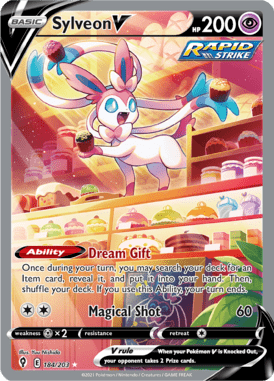 184 Sylveon V - Evolving Skies