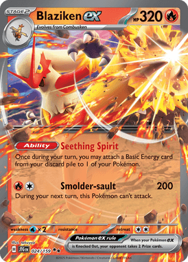 024 Blaziken ex - Journey Together