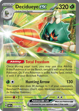 015 Decidueye ex - Obsidian Flames