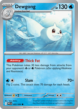022 Dewgong - Phantasmal Flames