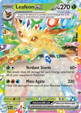 006 Leafeon ex - Prismatic Evolutions