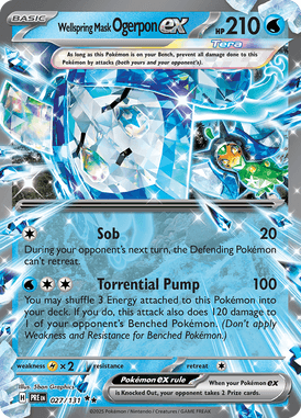 027 Wellspring Mask Ogerpon ex - Prismatic Evolutions