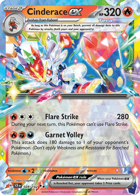 028 Cinderace ex - Stellar Crown