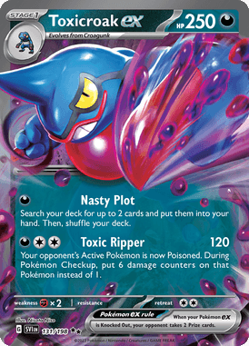 131 Toxicroak ex - Scarlet & Violet