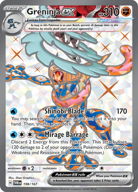 198 Greninja ex - Twilight Masquerade