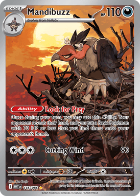 145 Mandibuzz - White Flare
