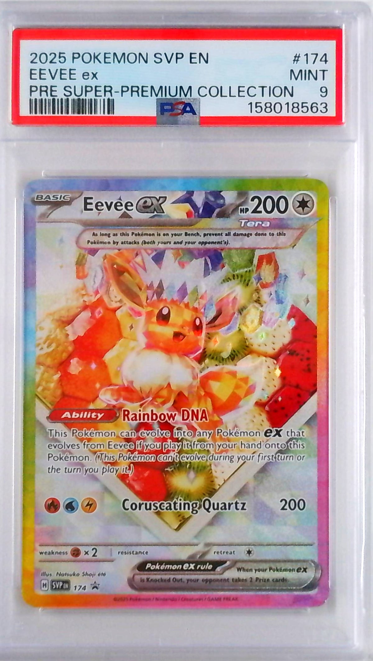Eevee ex (SVP 174) - PSA 9