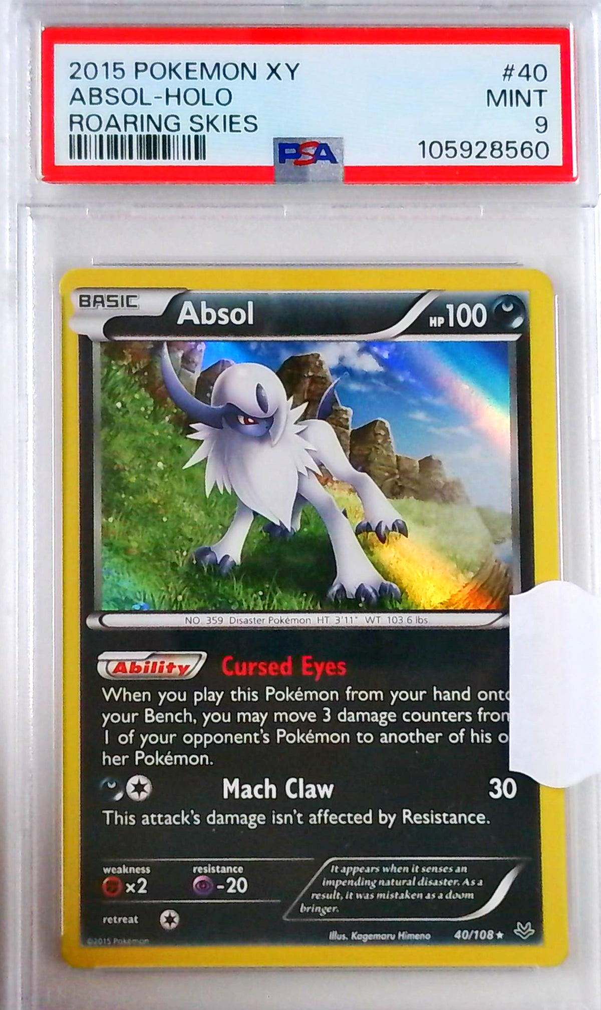 Absol (ROS 40) - PSA 9