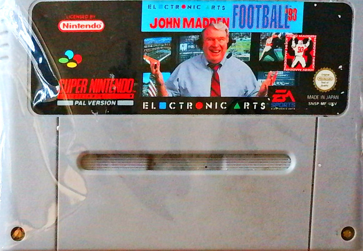 John Madden Football 1993 - (Loose Cartridge)