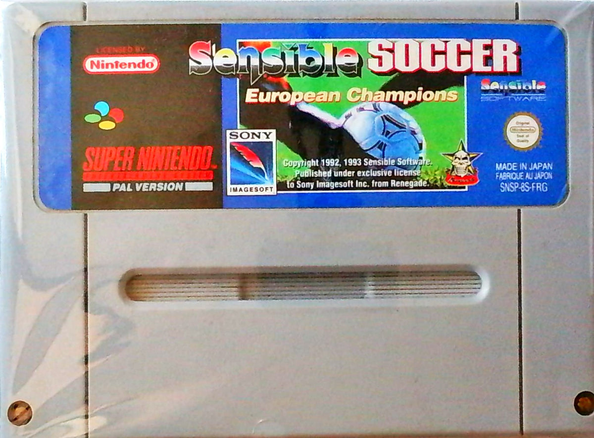 Sensible Soccer - European Champions - (Loose Cartridge)