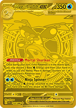 Mega Greninja ex CRI 122