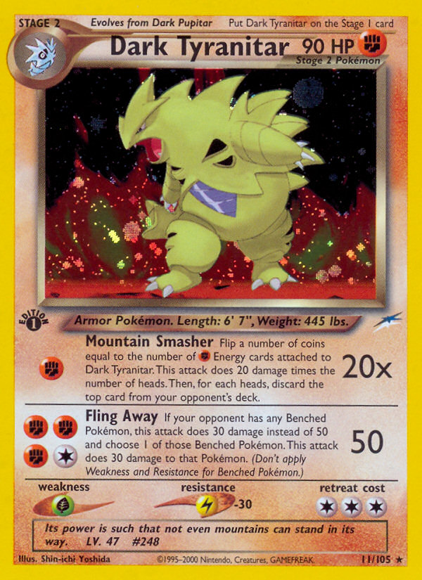 011 Dark Tyranitar - Neo Destiny