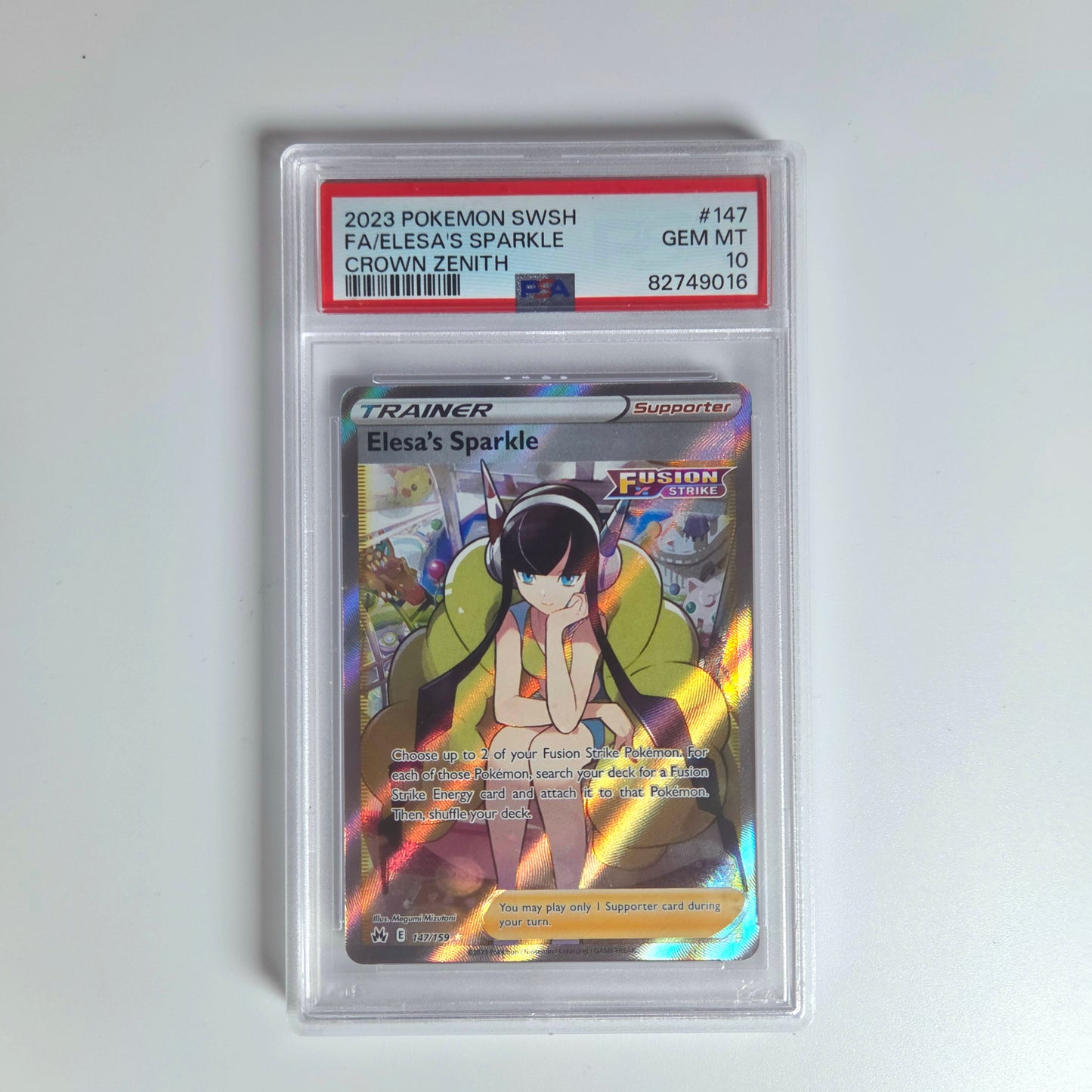 #147 Elesa's Sparkle (PSA 10) - Crown Zenith