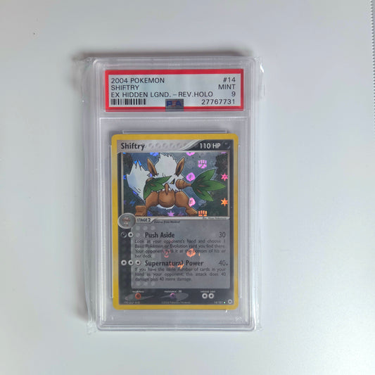 #14 Shiftry ex (PSA 09) - Hidden Legends