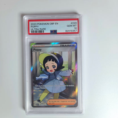 #220 Poppy (PSA 10) - Obsidian Flames