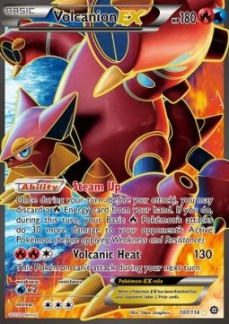 107 Volcanion EX - Steam Siege
