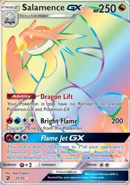 73 Salamence GX - Dragon Majesty