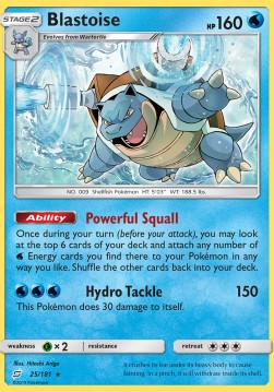 Blastoise (TEU 25)