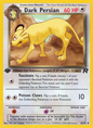 042 Dark Persian - Team Rocket 1st Edition