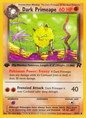 043 Dark Primeape - Team Rocket 1st Edition