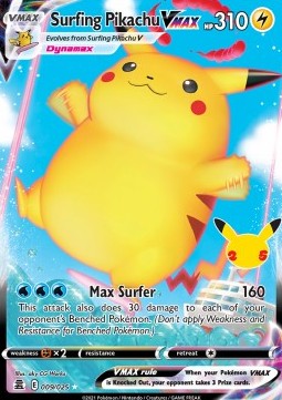 Surfing Pikachu VMAX (CEL 009)