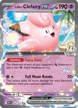 076 Lillie's Clefairy ex - Ascended Heros