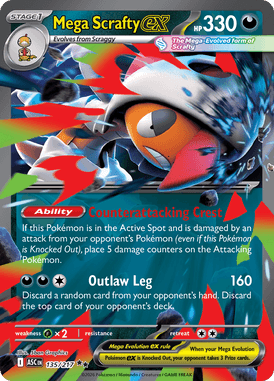 135 Mega Scrafty ex - Ascended Heros