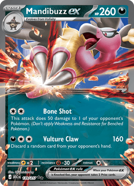 139 Mandibuzz ex - Ascended Heros