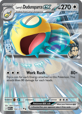 164 Larry's Dudunsparce ex - Ascended Heros
