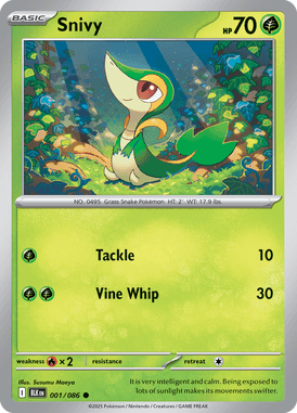001 Snivy - Black Bolt