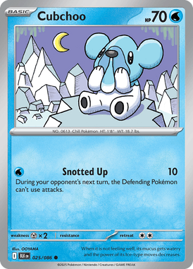 025 Cubchoo - Black Bolt