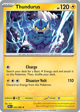 033 Thundurus - Black Bolt