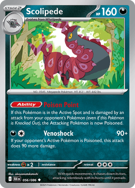 056 Scolipede - Black Bolt