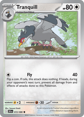 072 Tranquill - Black Bolt