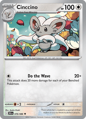 076 Cinccino - Black Bolt