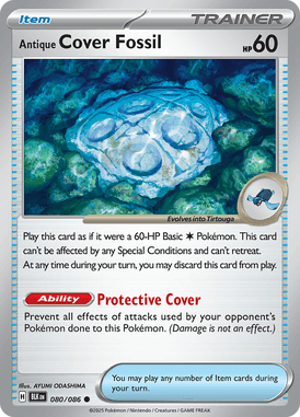 080 Antique Cover Fossil - Black Bolt
