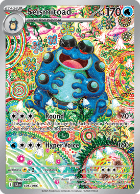 105 Seismitoad - Black Bolt