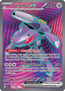 161 Genesect ex - Black Bolt