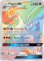 256 Flygon-GX FStage 2 Rainbow Rare $ - Cosmic Eclipse