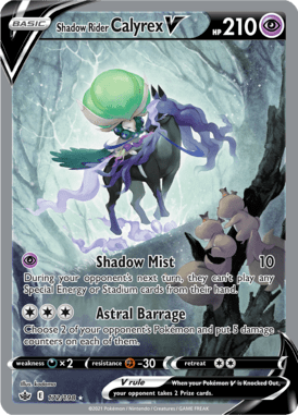 172 Shadow Rider Calyr ex V - Chilling Reign
