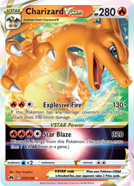 019 Charizard VST AR - Crown Zenith
