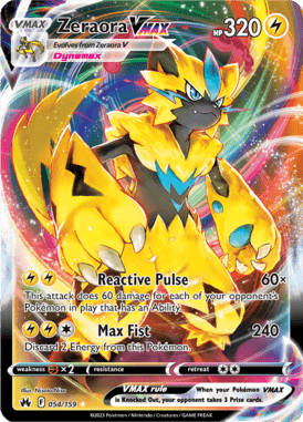 054 Zeraora VMAX - Crown Zenith