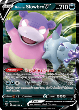 099 Galarian Slowbro V - Darkness Ablaze