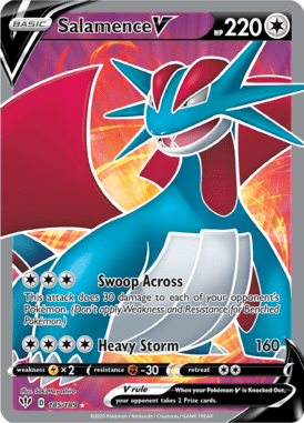185 Salamence V - Darkness Ablaze