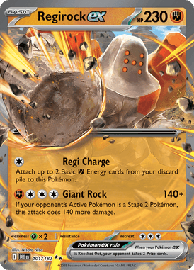 101 Regirock ex - Destined Rivals